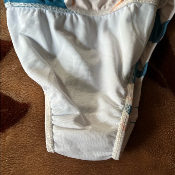 Floral Blue and White Tankini - Picture 6 of 12